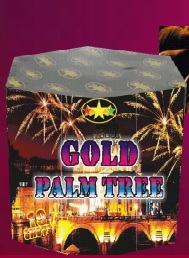 Golden palm tree